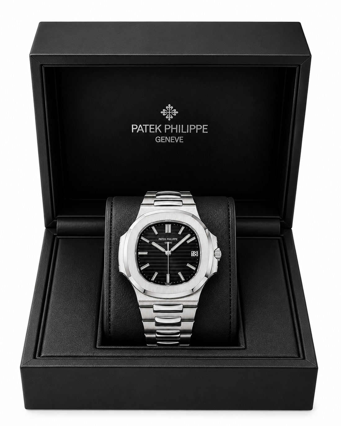 Patek Phillip Royal Black Dial Steeliness Steel Premium Watch