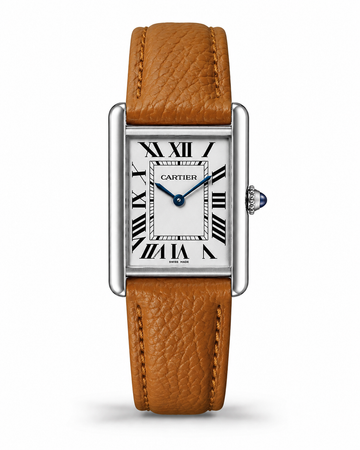 Louis Tank Cartier  Leather Strap Luxury Watch – Classic Square Dial Edition