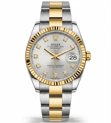 Luxury Two-Tone Diamond Accent Watch